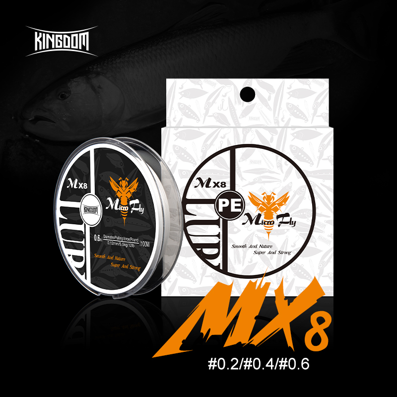 Ice Fishing Line - Kingdom Micro Fly THINNER-sedal de pesca