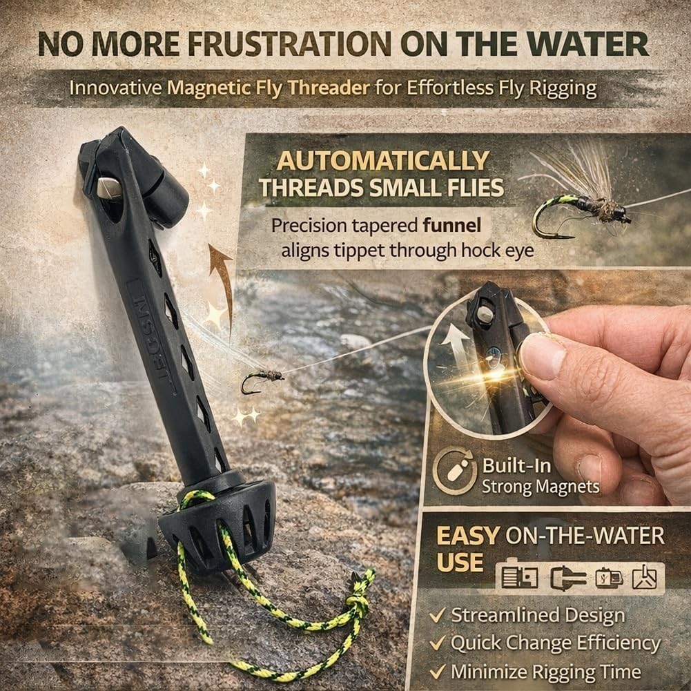 Enhebrador Magnético Portátil  - Fishing Line Dispenser reseña y precio